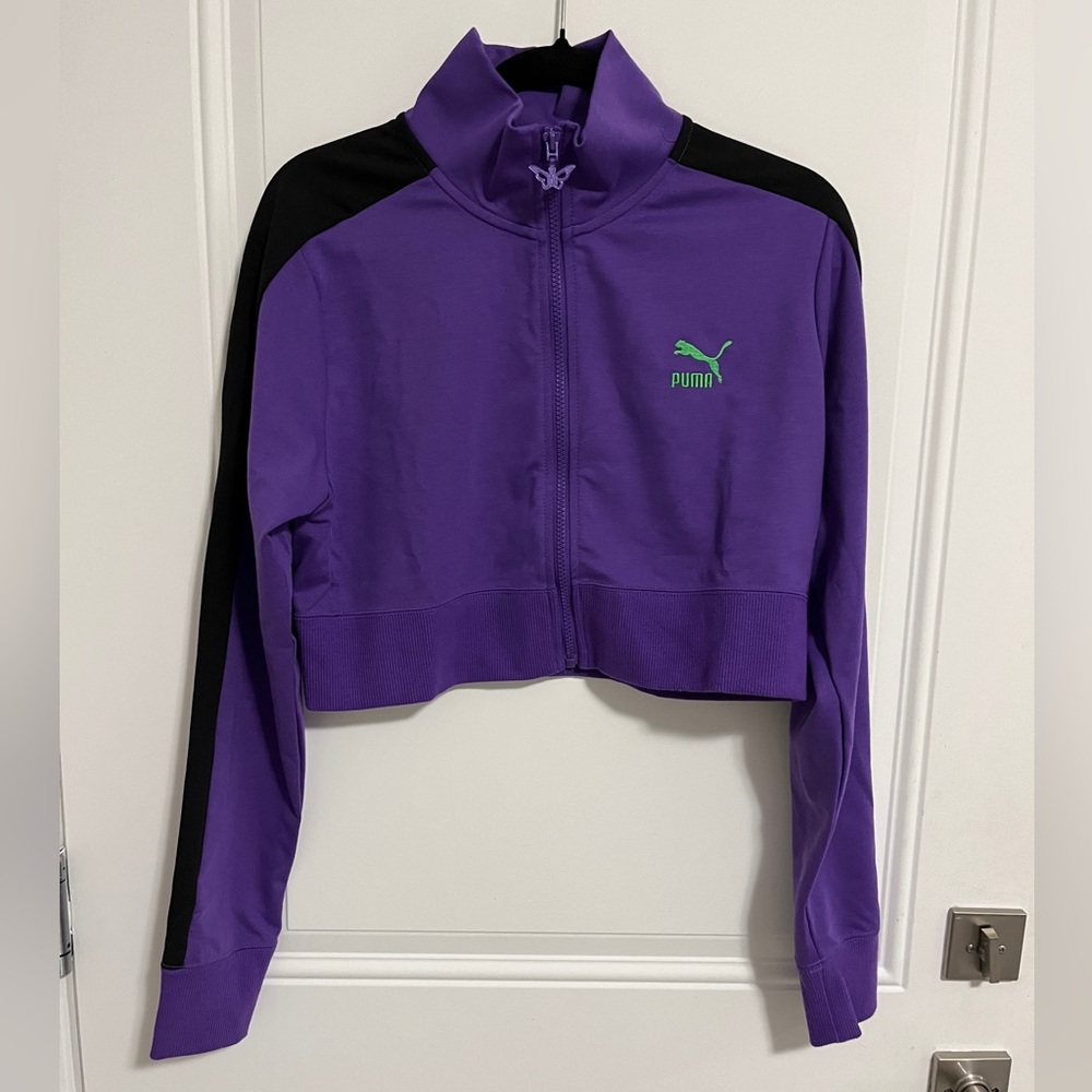 NWT - Puma x Dua Lipa Women’s Cropped Jacket - Size XL